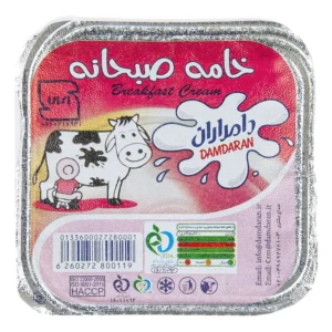 خامه ساده 100 گرم دامداران