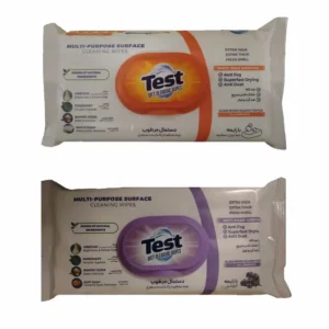 دستمال مرطوب چندمنظوره تست