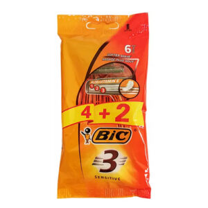 تیغ 3لبه بیک (6عددی)