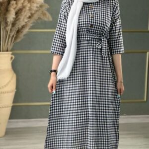 پیراهن جدولی ماهرخ